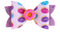 Bowtism Purple Donut Bow - Bowtism